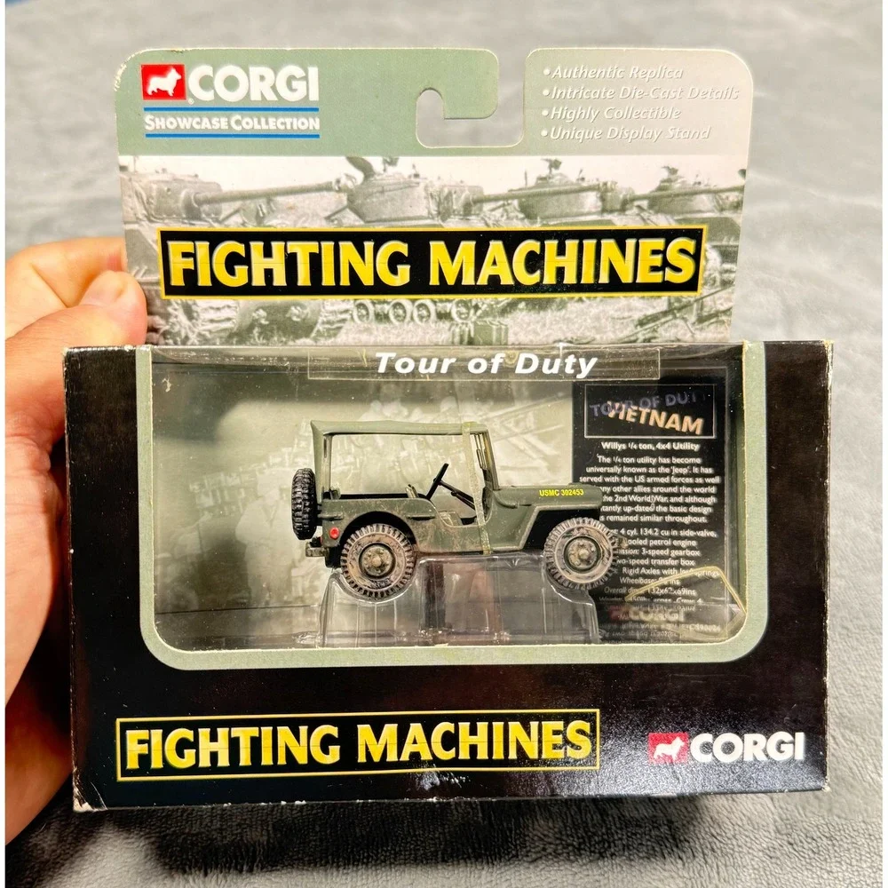 Corgi Fighting Machines Willys Jeep Vietnam Tour of Duty Diecast 187